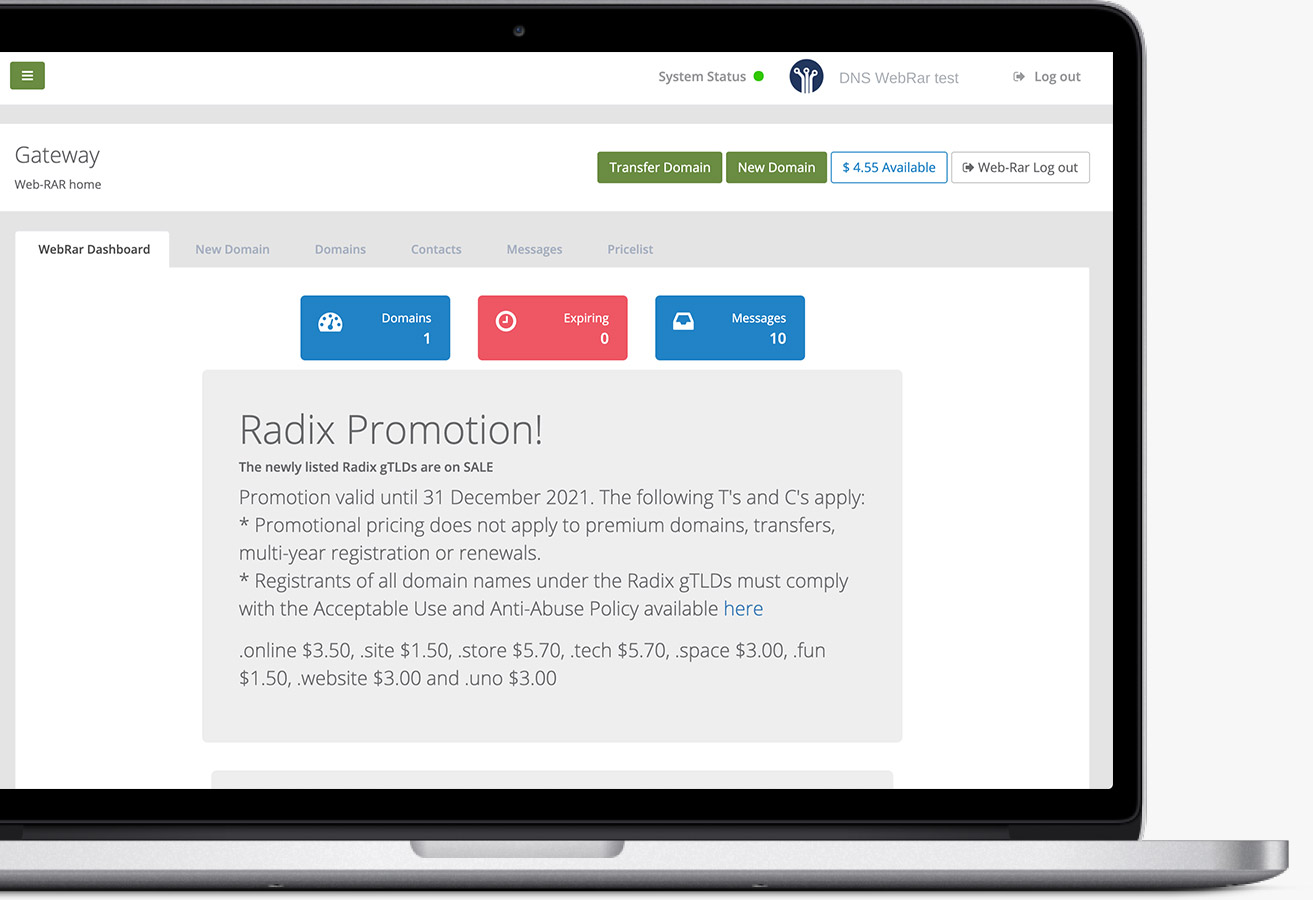 DNS Gateway WEB-RAR